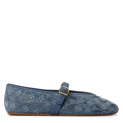 COACH - Women's Culpted C MaryJane Ballet Pumps