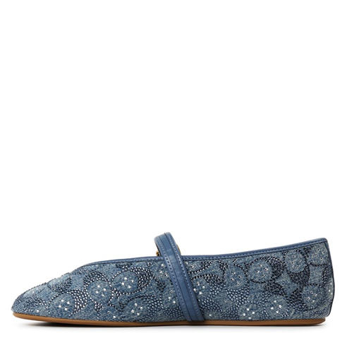 COACH - Women's Culpted C MaryJane Ballet Pumps