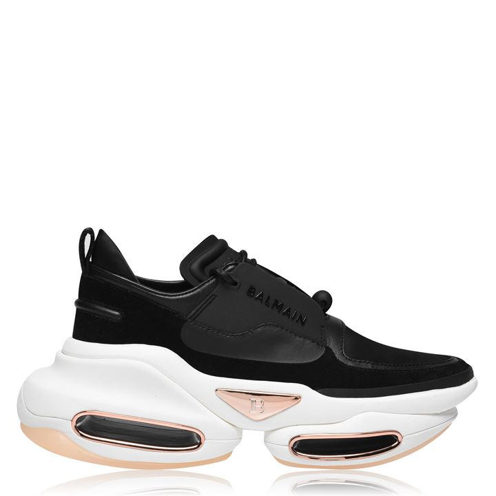 Balmain Women's Black B-Bold Low Top Trainers Size 4