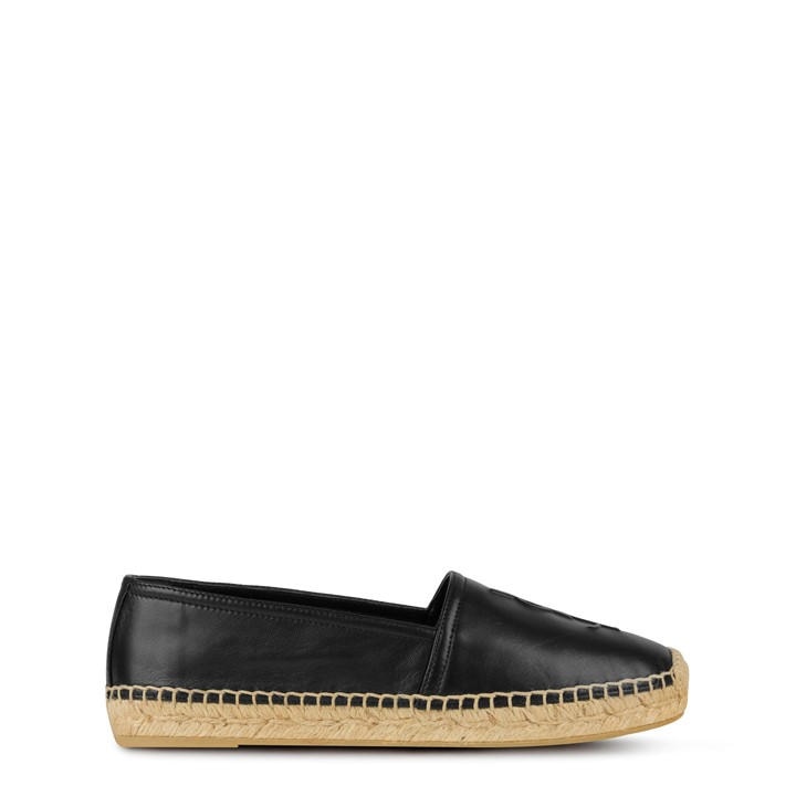 Saint Laurent Women's Black Cassandre Espadrilles - Size 4