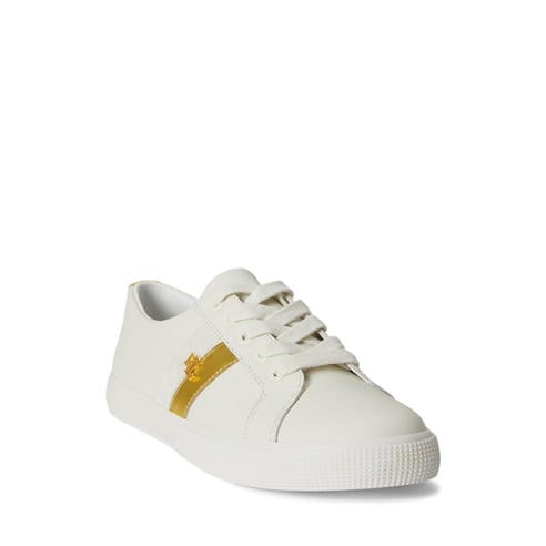 Lauren by Ralph Lauren - Women's Janson Leather Court Trainers