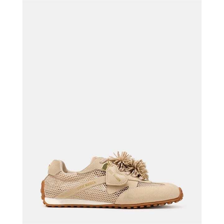 Steve Madden Women's Beige Low-Top Trainers