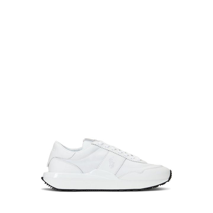 Polo Ralph Lauren Women's White Train 89 Runners - Size 5