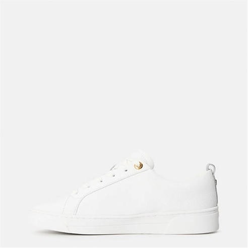 Ted Baker - Womens Lace-Up Leather Webbing Trainers