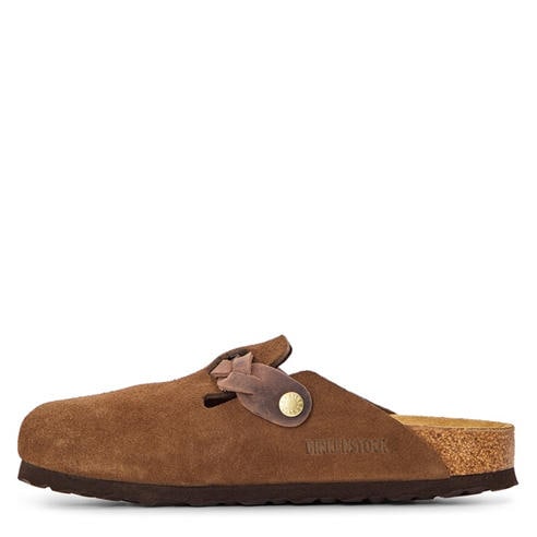 BIRKENSTOCK - Womens Boston Suede Mules