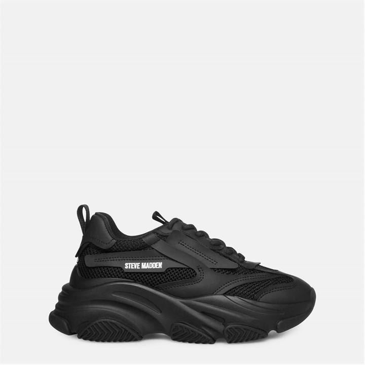 Steve Madden Women's Black Possession E Trainers Size 3