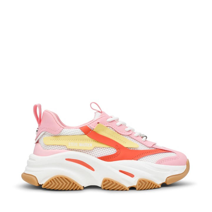 Steve Madden Women's Yellow Possession E Trainers Size 5