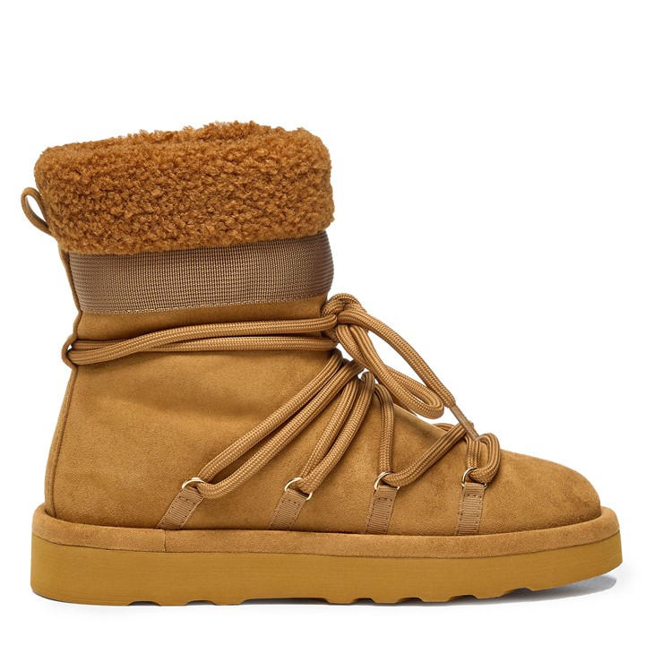Valentino Women's Beige Vals Everest Boot Ld54