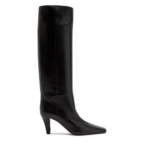 Saint Laurent - JILL 75 LEATHER KNEE  BOOT