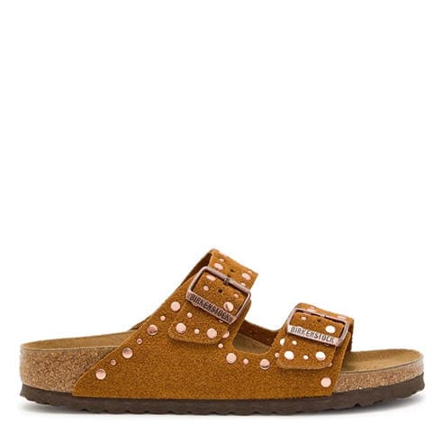 Birkenstock - Women's Arizona Rivet Suede Flat Sandals