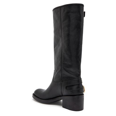 Chloe - Women's New Bikers Leather Knee High Boots