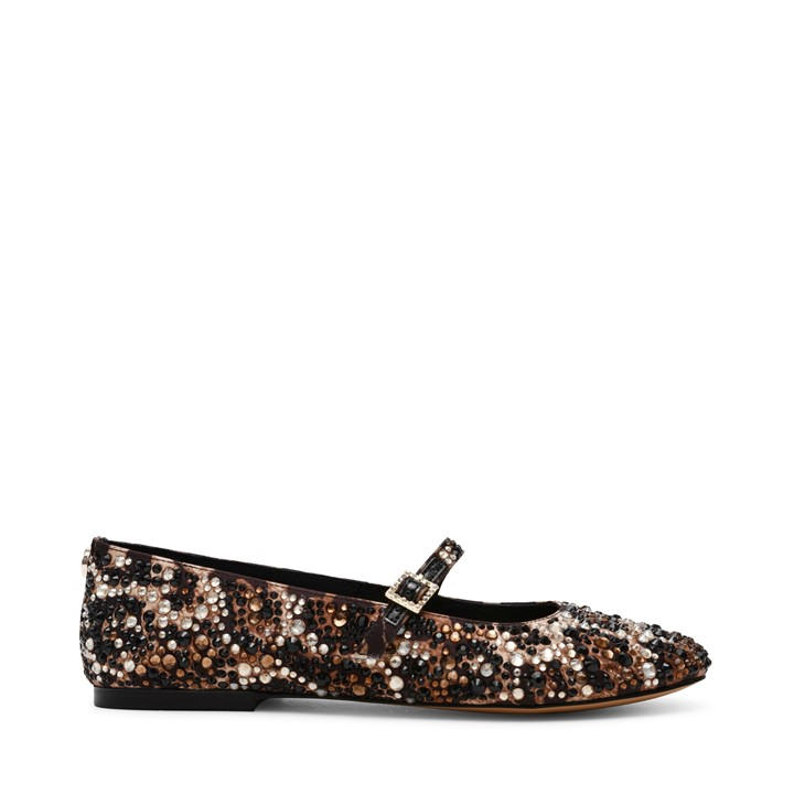 Steve Madden Women's Brown Brissa-R Leopard Ballet Pumps Size 5