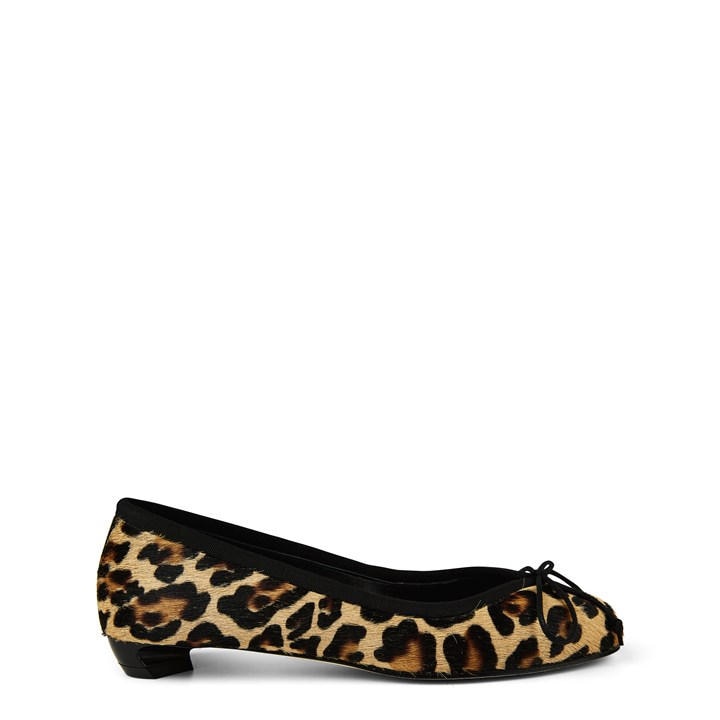 Alexander Mcqueen Women's Brown Leopard Armadillo Ballerinas - Size 6