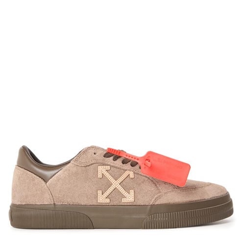 OFF WHITE - Men's Vulc Suede Canvas Trainers