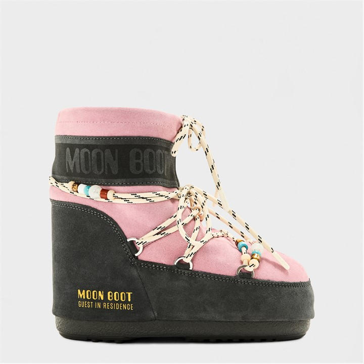Moon Boot Women's Pink Mn Bt X Gir Beads Ld61
