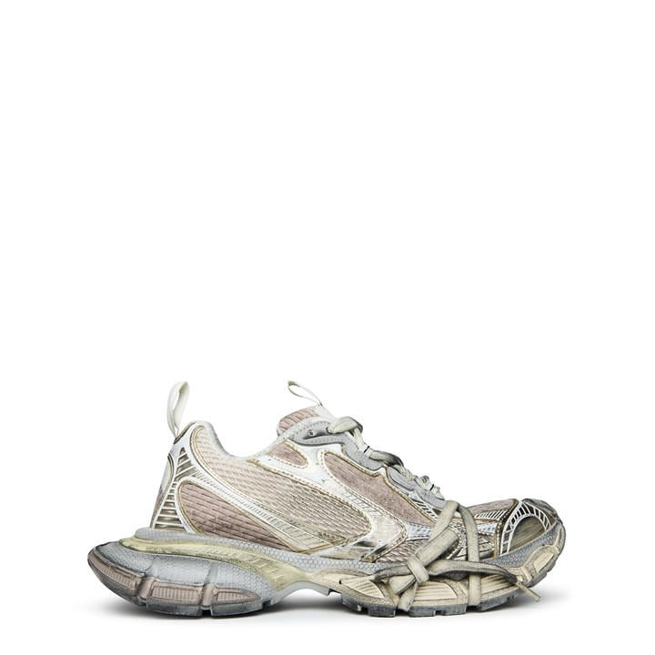 Balenciaga Women's Cream Trainers Size 3