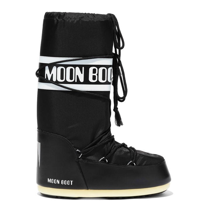 Moon Boot Women's Black Icon Nylon Boots Size 6
