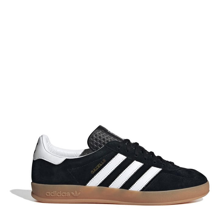 Adidas Originals Women's Black Gazelle Indoor Low Trainers - Size 5.5