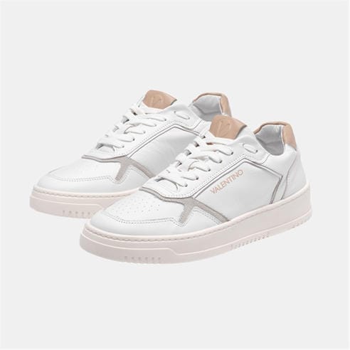 Valentino - Women's Saturno Leather Low-Top Trainers