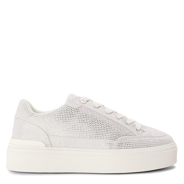 White - MALLET - Women's Lansbury Low-Top Trainers