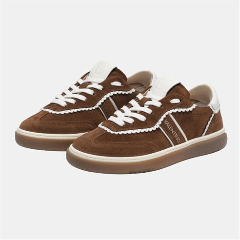 Valentino - Women's Glossy Sneaker Suede Low-Top Trainers