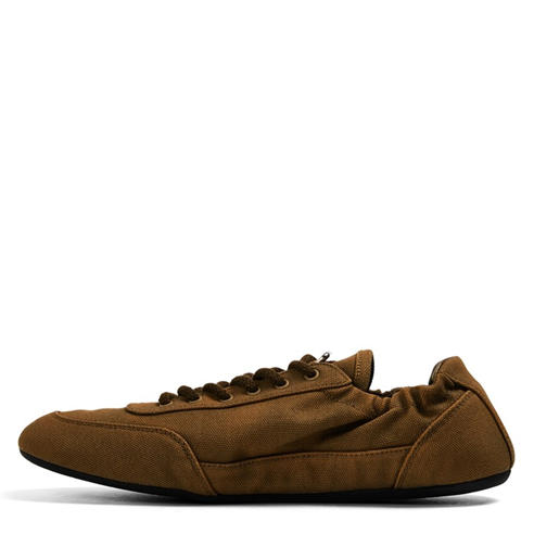 PRADA - Collapse Re-Nylon And Suede Trainers