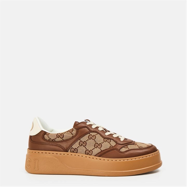 Gucci Women's Brown Gg Canvas Low-Top Trainers - Size 5