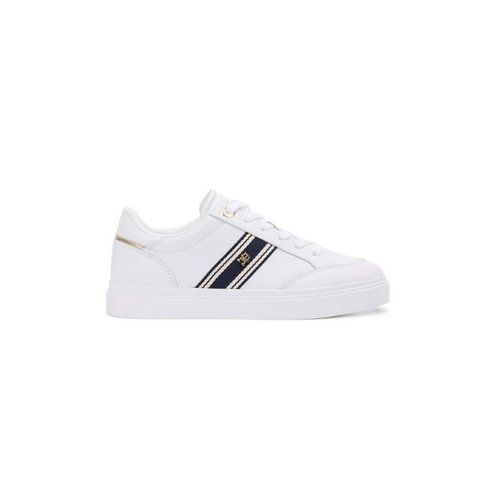 Tommy Hilfiger Women's White Tommy Tommy Web Snkr Ld62
