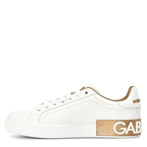 DOLCE AND GABBANA - Logo Low Top Trainers