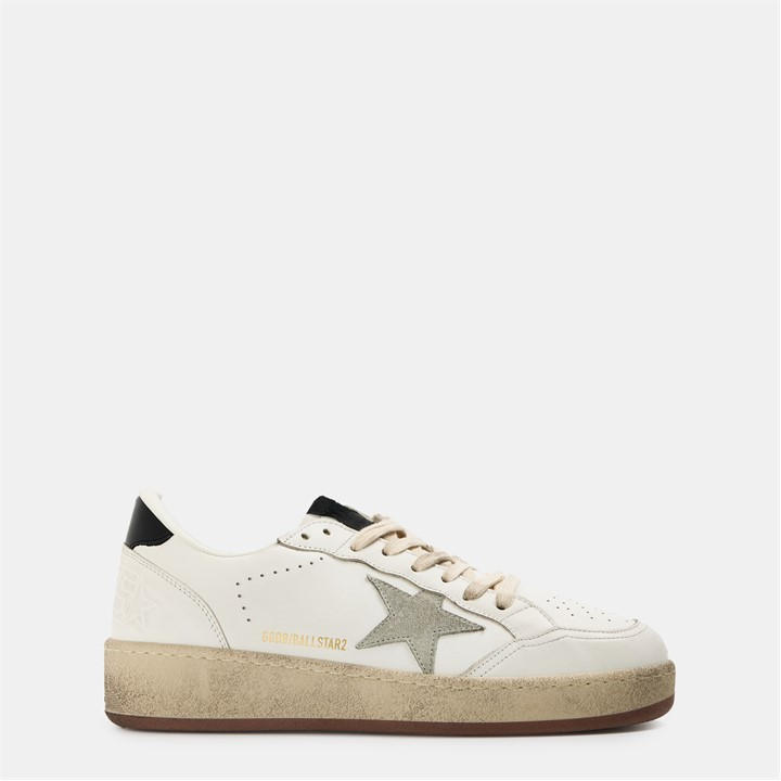 Golden Goose Women's White Ballstar Low-Top Trainers