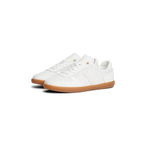 TOMMY HILFIGER - Women's Tribeca Lo Leather Low-Top Trainers