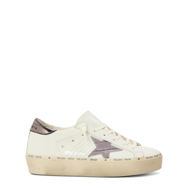 Wht/Slvr 80185 - GOLDEN GOOSE - Hi Star