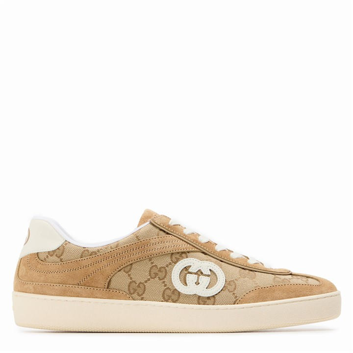 Gucci Women's Brown G75 Sneakers - Size 4.5