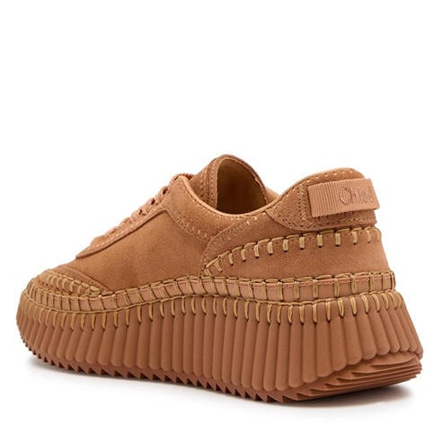 Chloe - Women's Nama Suede Chunky Trainers