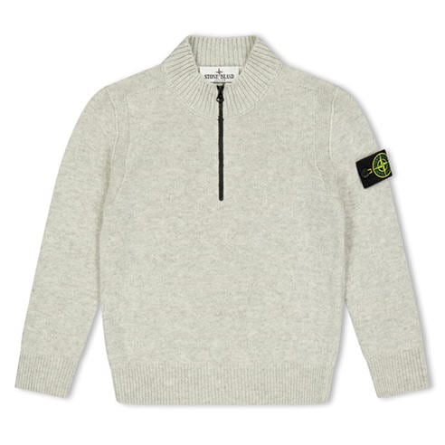 STONE ISLAND - Stone 1/4 Zip Knit Jn63