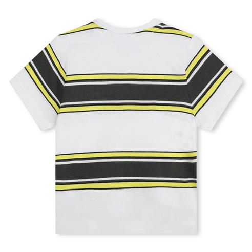 Boss - Kids' Striped Crew Neck Short Sleeve T-Shirt