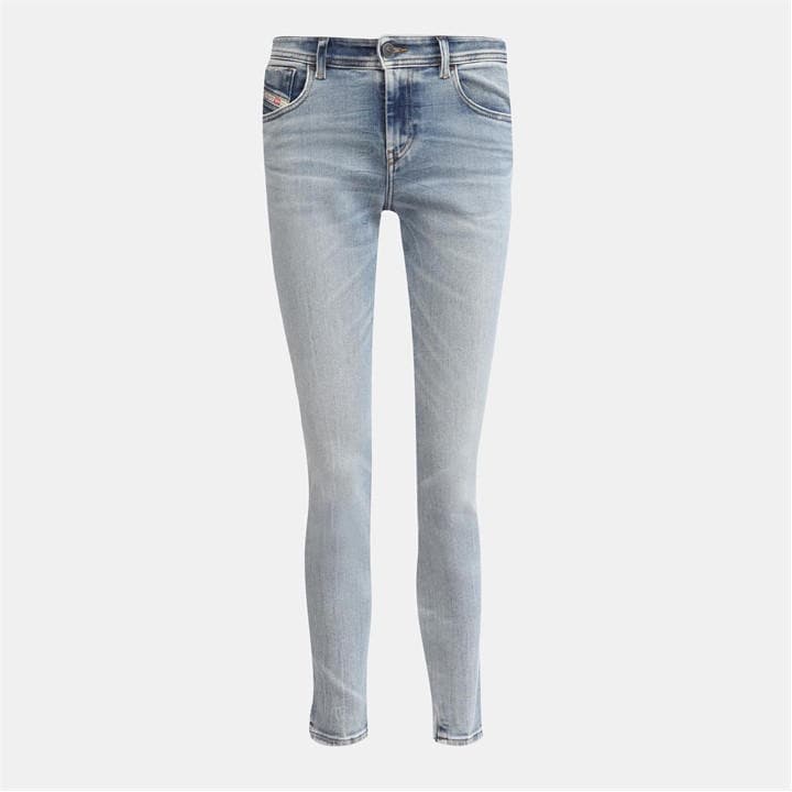 Diesel Women's Blue 2017 Slandy Super-Skinny-Fit Jeans