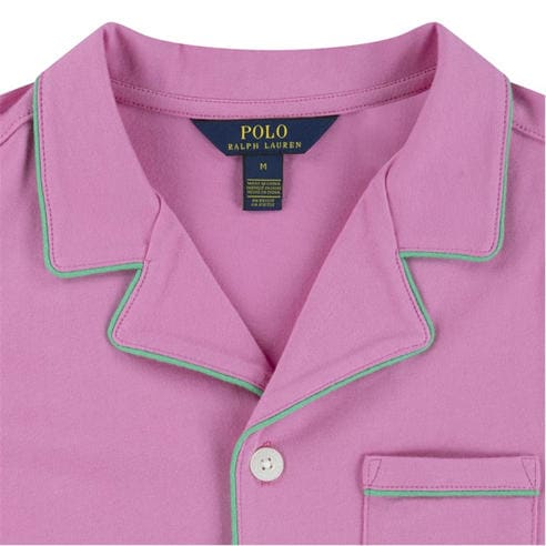 POLO RALPH LAUREN - Kids' Piped Cotton Short Sleeve Pyjama Set