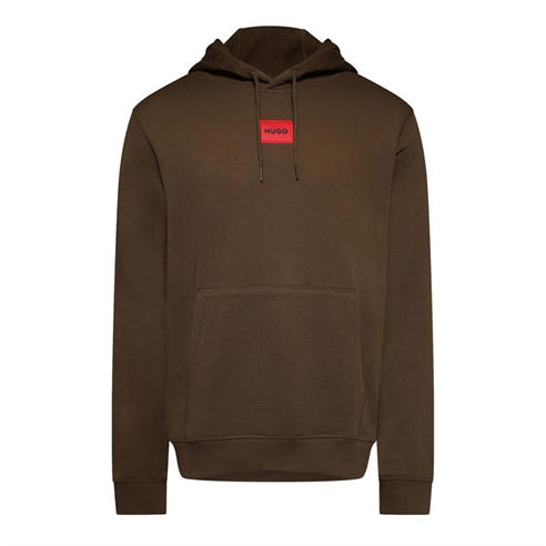 Hugo - Daratschi Cotton Terry Hoodie with Logo Label