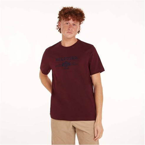 Tommy Hilfiger - Crest Logo Embroidery T-Shirt