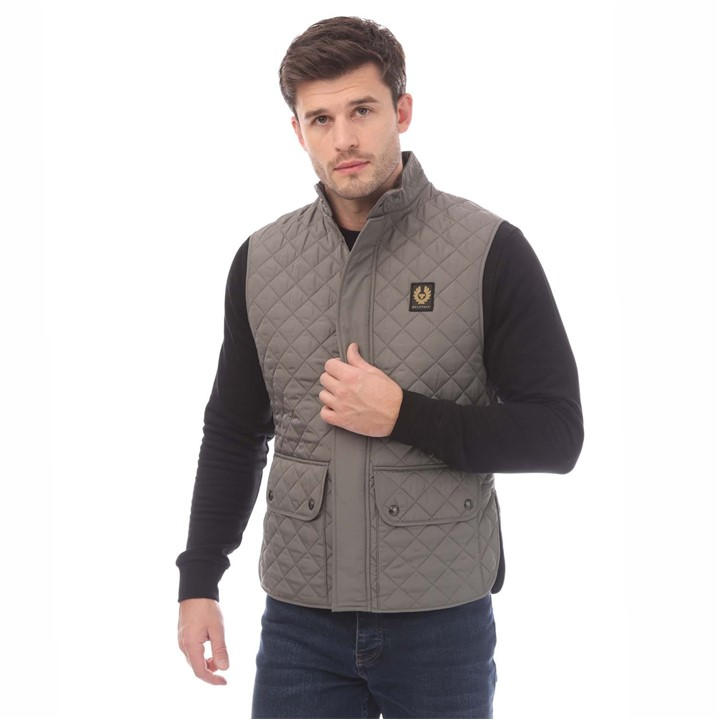 Belstaff Men's Grey Icon Gilet 4XL