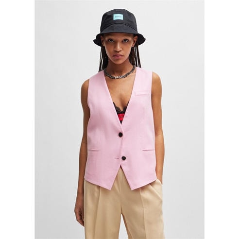 Hugo - Amonalie Oversized-Fit Waistcoat