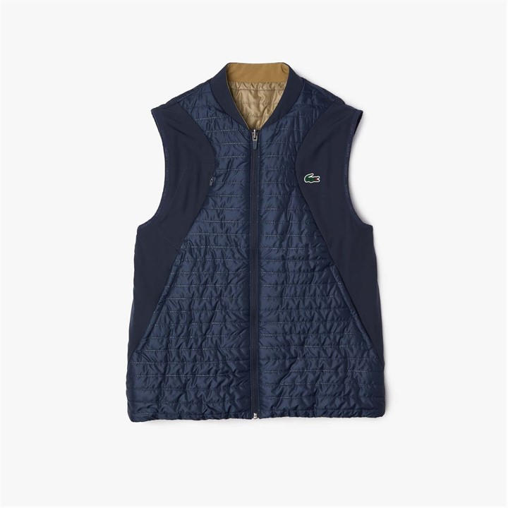 Lacoste Men's Reversible Quilted Sports Vest - S