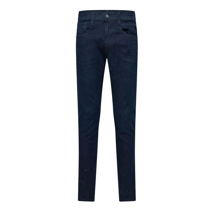 Replay Men's Blue Anbass Slim-Fit Jeans