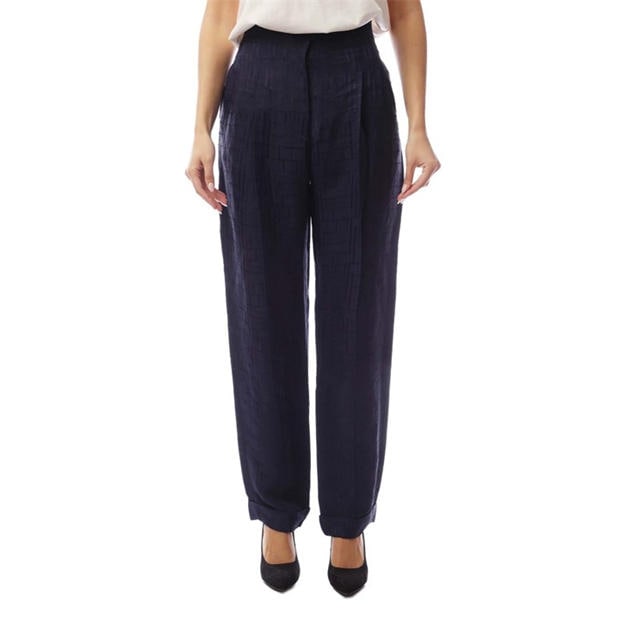Emporio Armani Women's Jacquard Straight Leg Trousers