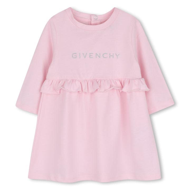 Givenchy Girls Pink Kids' Giv Logo Jumper Dress - 3 - 4 Years