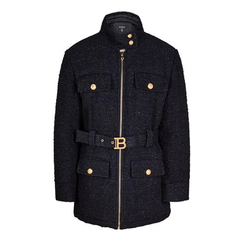 BALMAIN - Kids' Logo Quilted Jacket