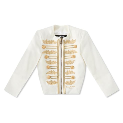 BALMAIN - Unisex Kids Quilted Jacket