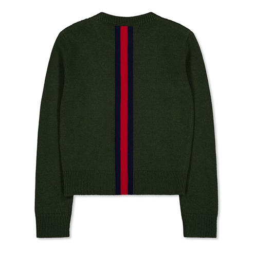 GUCCI - Kids' Long-Sleeve Wool Cable Knit Jumper