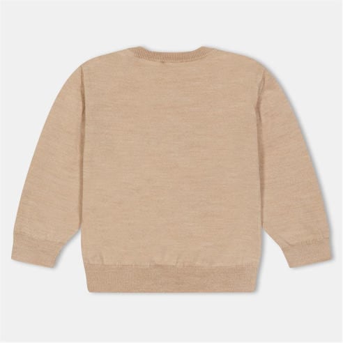FENDI - Unisex Kids' Logo Jump Knitted Top